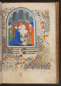 Księga godzin, dodaj MS 32454 f.38r, Francja autorstwa French School