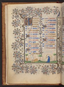 Księga godzin, dodaj MS 32454 f.5v, Francja autorstwa French School
