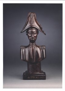 Popiersie Jean-Jacques Dessalines (c.1758-1806) (drewno)