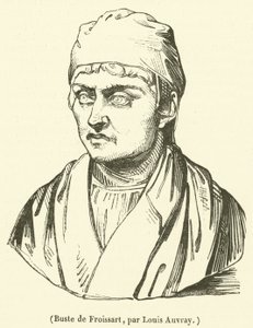 Popiersie Froissarta (rycina) autorstwa French School