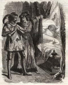 Podnosząc drzwi, pokazał mężowi swoją nagą żonę. Ludwik I Valois, książę Orleanu (1372-1407), sprawił, że Raoul d