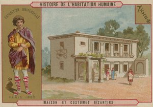Bizantyjski dom i kostiumy autorstwa French School