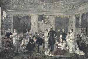 CHRISTIAN IX król Danii autorstwa French School