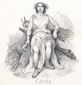 C Ceres: Córka Saturna i Kybele Została nazwana boginią ziemi lub rolnictwa autorstwa French School