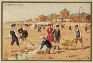 Cabourg, Francja (chromolitho) autorstwa French School
