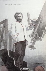 Camille Flammarion (1842-1925) z La Revue Illustre, opublikowana w styczniu 1891 autorstwa French School