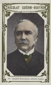 Campbell Bannerman, brytyjski minister (kolorowe zdjęcie) autorstwa French School