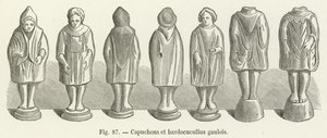 Kaptury galijskie i bardocucullus autorstwa French School