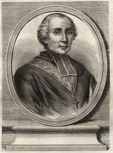Kardynał Francois-Nicolas-Madeleine (Francois Nicolas Madeleine) Morlot 1795-1862 - Archeveque Paryża i kardynała - autorstwa French School