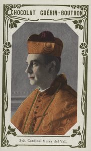 Kardynał Merry del Val (kolorowe zdjęcie) autorstwa French School