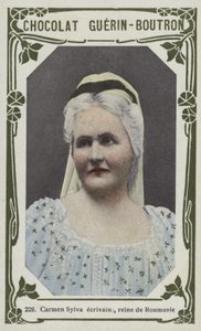 Carmen Sylva pisarka, królowa Rumunii (kolorowe zdjęcie) autorstwa French School