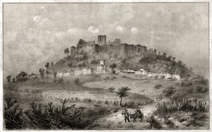 Zamek Preny. (rycina, ok. 1860 r.) autorstwa French School