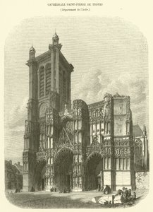 Katedra Saint-Pierre w Troyes, Departament Aube (rycina) autorstwa French School