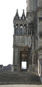 Cathedrale de chartres, fragment portalu południowego autorstwa French School