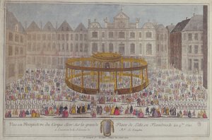 Uroczystości w Lille na cześć narodzin delfina, 1781 r. autorstwa French School