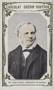 Cesar Franck, kompozytor (kolorowe zdjęcie) autorstwa French School