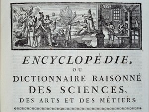 Kierownik oddziału Encyklopedii Diderota i Alemberta autorstwa French School