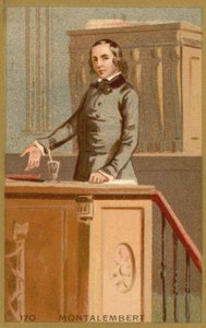 Charles Forbes Rene de Montalembert, francuski historyk