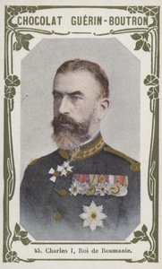 Karol I, król Rumunii (kolorowe zdjęcie) autorstwa French School