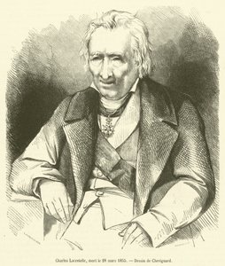 Charles Lacretelle, zmarł 28 marca 1855 (rycina) autorstwa French School