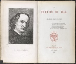 Charles Pierre Baudelaire, Kwiaty zła autorstwa French School