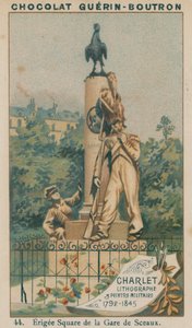 Charlet, litograf i malarz wojskowy, 1792-1845, Erigee Square de la Gare de Sceaux autorstwa French School