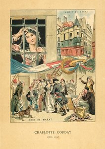 Charlotte Corday autorstwa French School