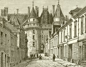 Château Langeais autorstwa French School