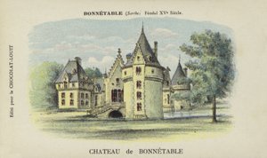 Zamek w Bonnetable, Bonnetable, Sarthe autorstwa French School