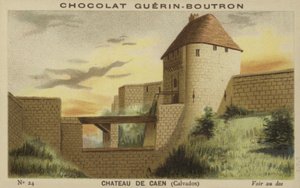 Zamek w Caen, Calvados autorstwa French School