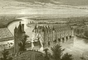 Zamek Chenonceaux autorstwa French School