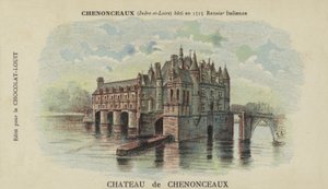 Zamek Chenonceaux, Chenonceaux, Indre-et-Loire autorstwa French School