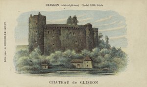 Chateau de Clisson, Clisson, Loire-Inferior autorstwa French School