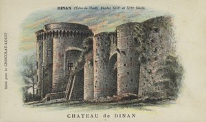 Zamek Dinan, Dinan, Cotes-du-Nord autorstwa French School