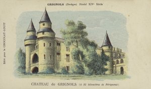 Chateau de Grignols, Grignols, Dordogne autorstwa French School