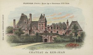 Chateau de Ker-Jean, Plougar, Finistere autorstwa French School
