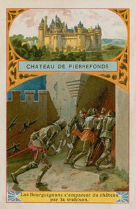 Zamek de Pierrefonds autorstwa French School