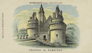 Chateau de Rambures, Rambures, Somme autorstwa French School