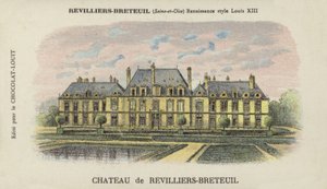 Chateau de Revilliers-Breteuil, Revilliers-Breteuil, Seine-et-Oise autorstwa French School