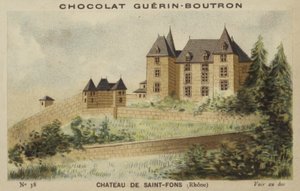 Zamek w Saint-Fons, Rodan autorstwa French School