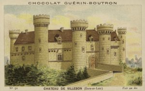 Zamek w Villebon, Eure-et-Loir autorstwa French School
