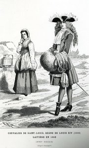 Kawaler de Saint-Louis, panowanie Ludwika XIV, po Bonnardzie autorstwa French School