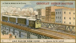 Karta handlowa Chocolat Guerin Boutron autorstwa French School