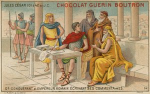 Karta handlowa Chocolat Guerin Boutron autorstwa French School