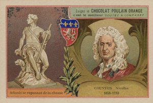Czekoladowa Poulain Pomarańczowa karta handlowa autorstwa French School