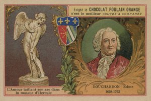 Czekoladowa Poulain Pomarańczowa karta handlowa autorstwa French School