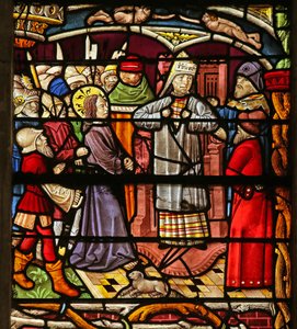 Chrystus przed Najwyższym Kapłanem autorstwa French School