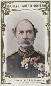 Christian IX, Król Danii (kolorowe zdjęcie) autorstwa French School