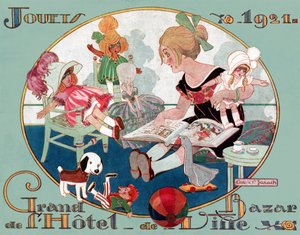 Zabawki świąteczne. 1921 (grawerowanie) autorstwa French School