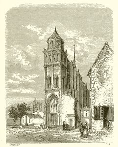 Kościół Sainte-Radegonde w Poitiers autorstwa French School